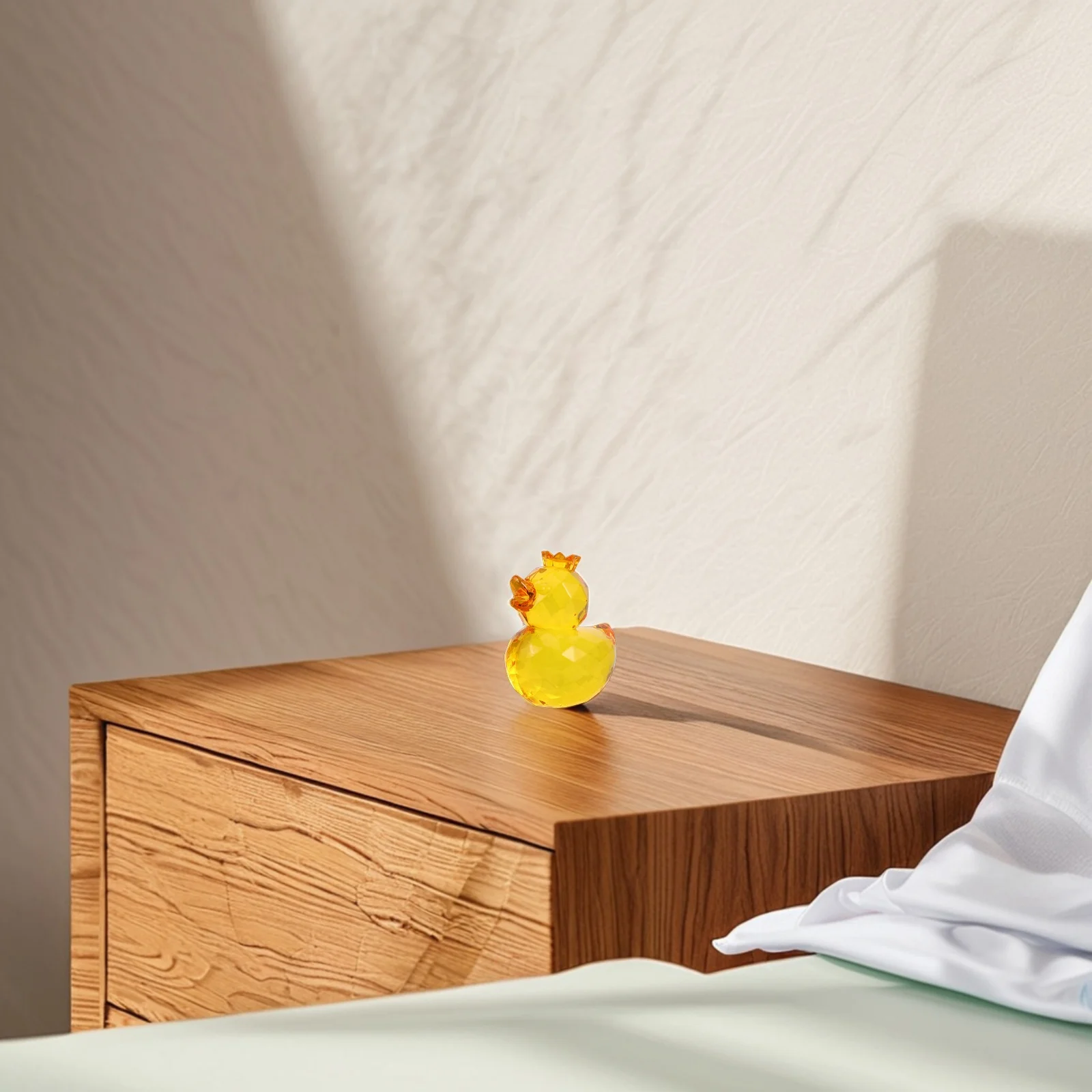 

Acrylic Duck Sculpture Cute Yellow Duck Shape for Candy Digger Machine Decor Amusement Park Home Garden Party Display Ornament