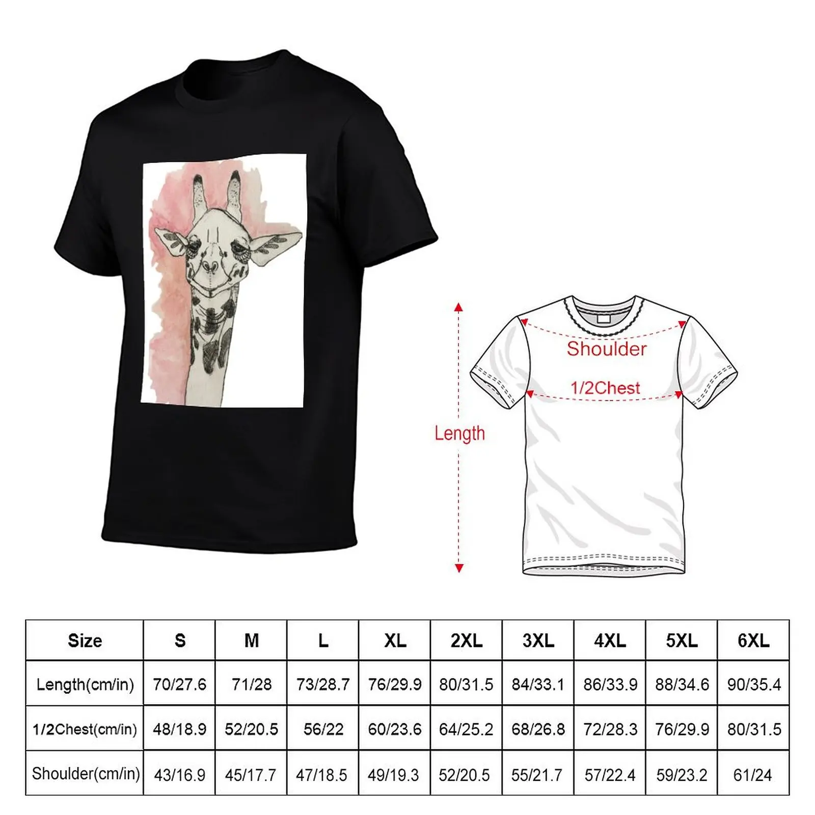 happy little giraffe T-Shirt cheap stuff customizeds custom shirt anime figures men t shirts high quality