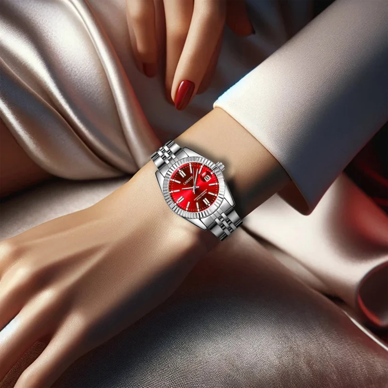 New Women Mechanical Watch Calendar Small dial Classic Fashion Limited Edition High end Ladies Mechanical wrist watches