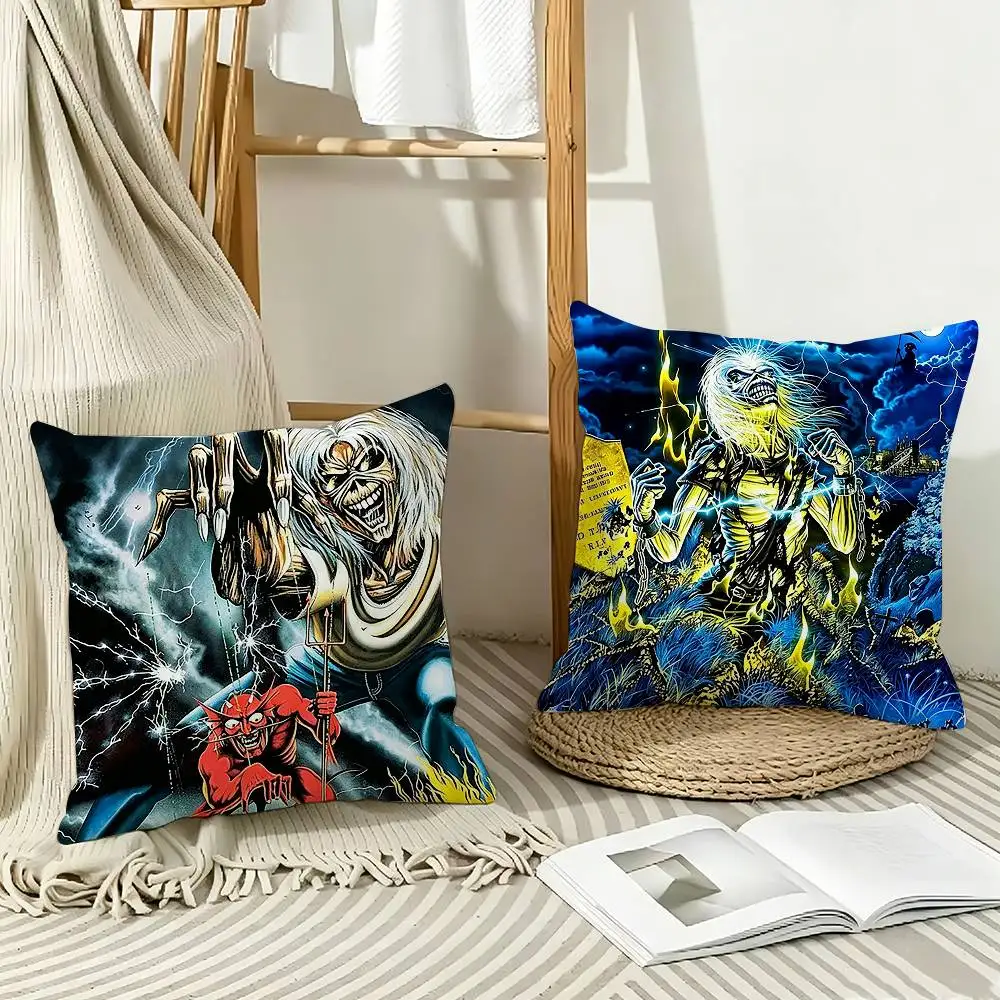 COOK Band H-Iron Maiden-W   Pillow Case Pattern Printed Pillowcase For Living Room Sofa Cushion Cover