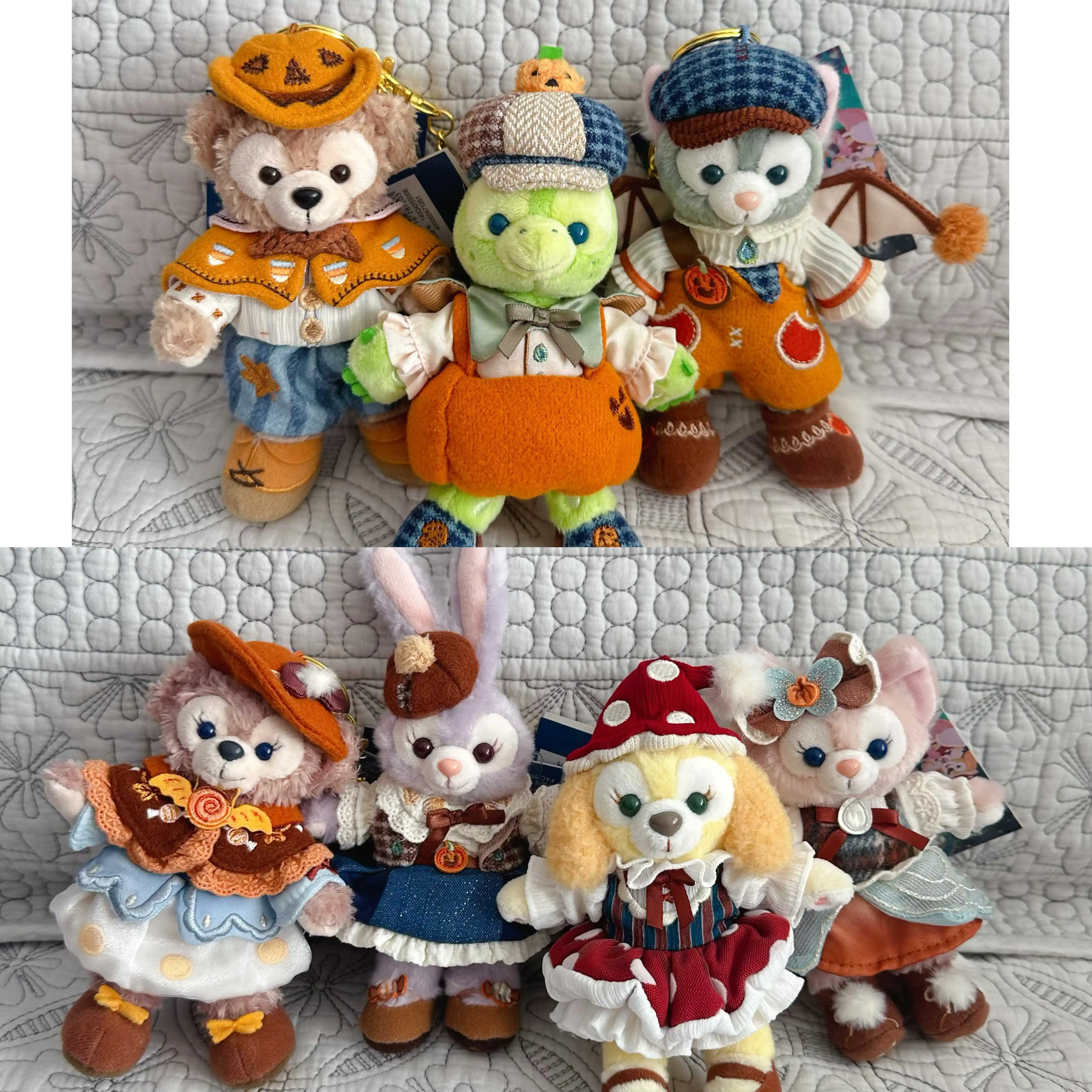 Shanghai Disneyland 2025 Halloween-themed Duffy's Friends StellaLou Plush Keychain - A Perfect Gift for Girls