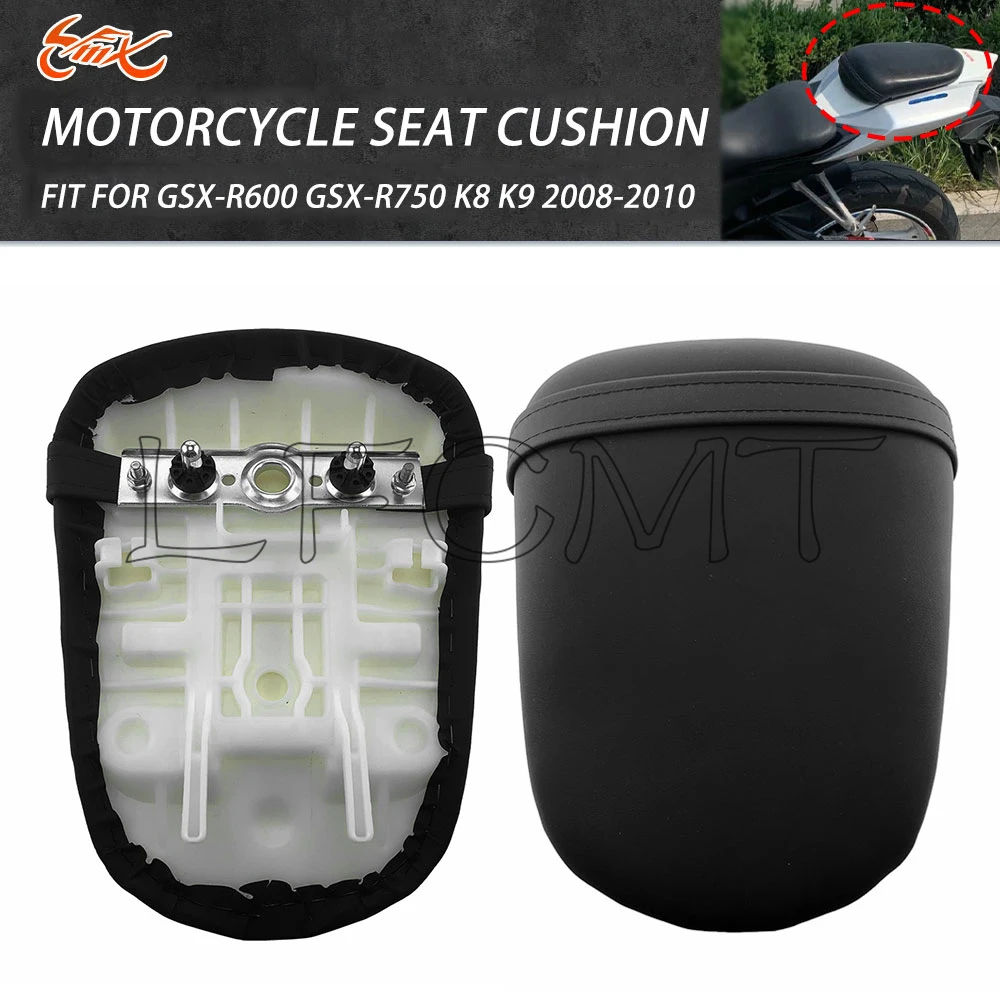 スズキ-gsx-r600-750-k8-k9-gsx-r-600-750-gsxr600-gsxr750-2008-2009-2010用-バイク後部助手席クッションピリオン