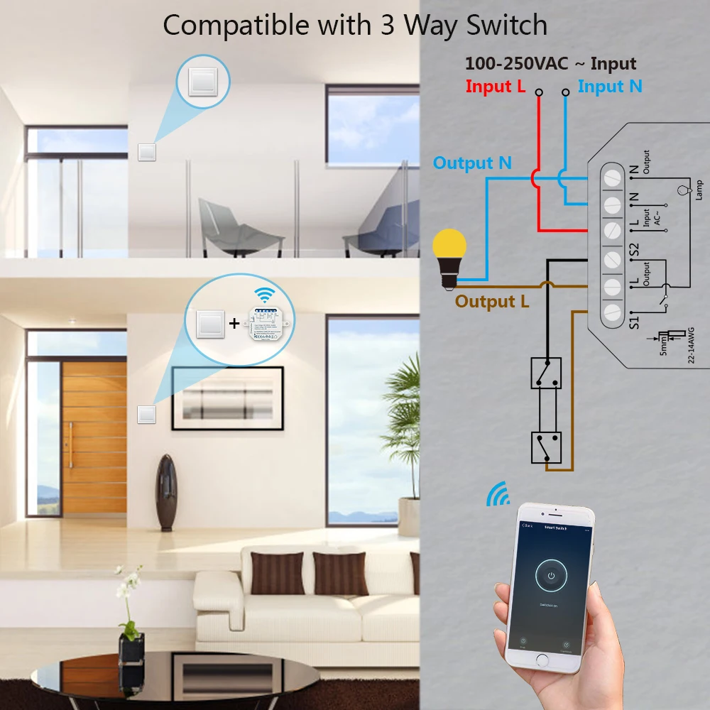 LoraTap Tuya Smart Life ZigBee Wi-Fi Light Switch Relay Breaker Module Google Assistant Alexa Echo Remote Control App Timer DIY