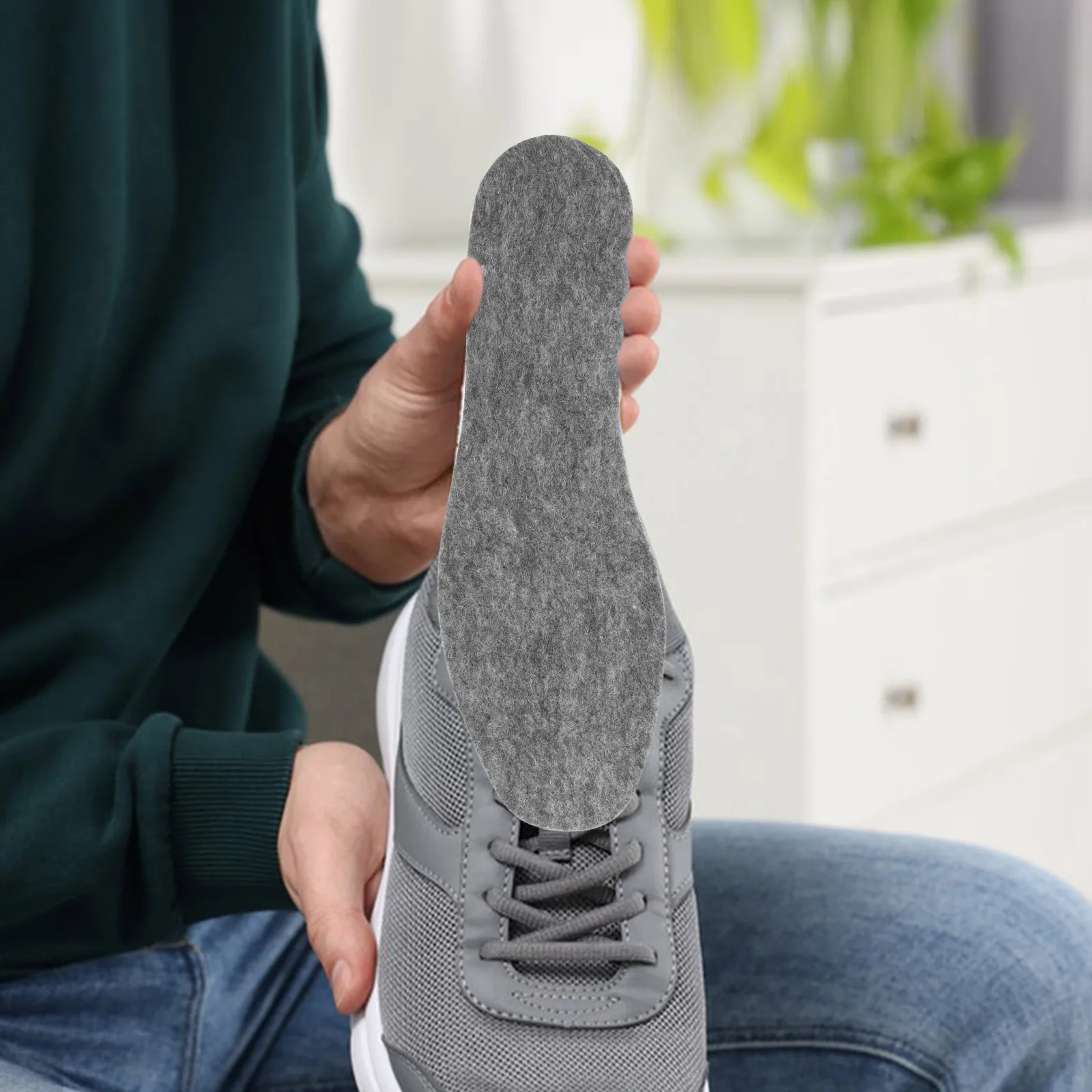 

Wool Felt Insole Boot Insoles for Men Boots Soft Liners Cold Weather Comfortable Shoe Pads Women Winter Supply Inserts