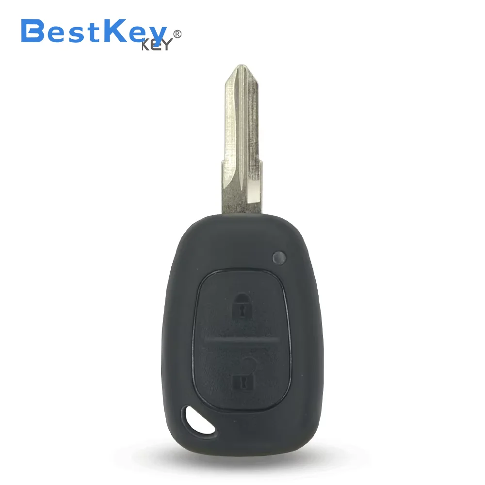 Best Key 434MHz ASK ID46 Chip PCF7946 2 Button Remote Key VAC102 NE73 Blade for Renault Traffic Kangoo Master 2002-2014