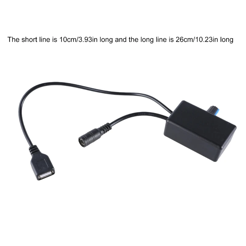 DC5-24V 3A PWM Motor Speed Controller USB Fan Stepless Speed Controller