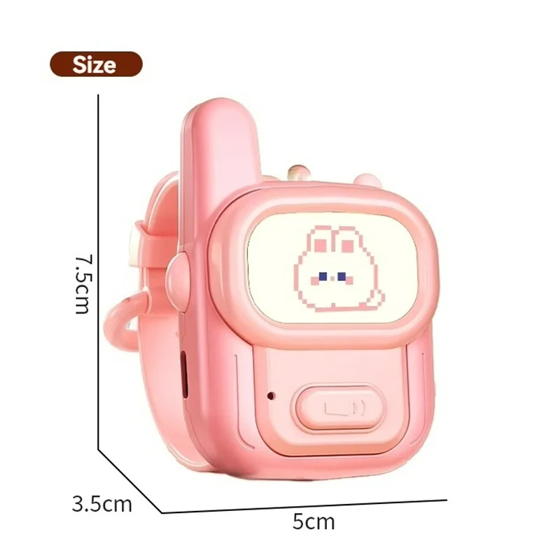 Walkie Talkie portátil para niños, buscapersonas pequeño, inalámbrico, para exteriores, comunicación remota inteligente, rompecabezas, juguete, regalo para niños