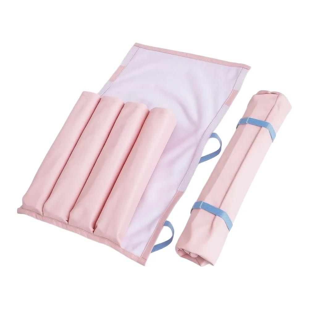 Lightweight Majong Rack Storage Bag - Blue or Pink Canvas - Holds 4 Racks Pushers and Small Game Items Together