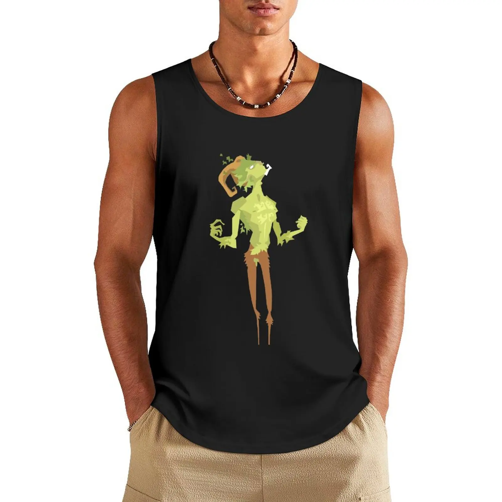 Pan God mythology Tank Top gym for men tops Men's summer vest Men's gym