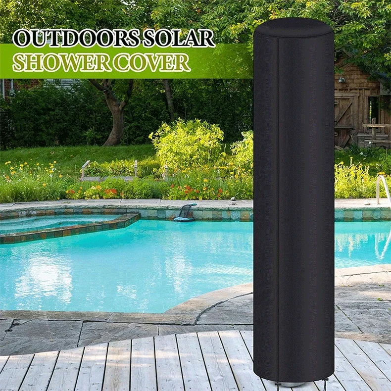 1pc Outdoor Solar Shower Cover,Weatherproof Wind & Rain Protection Cover,Replacement Guard for 10.6 Gallon Shower Sprayer Device