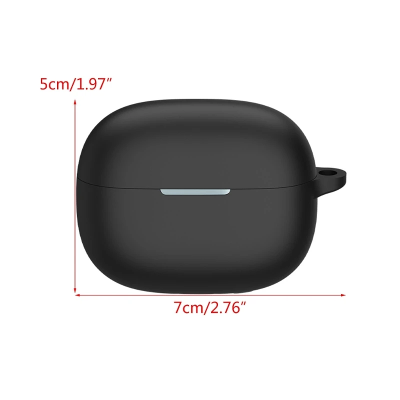 Q1W2 حافظة حمل واقية غطاء مقاوم للصدمات مناسب لسماعات Buds 5 غطاء مقاوم للغبار غطاء صندوق شحن قابل للغسل