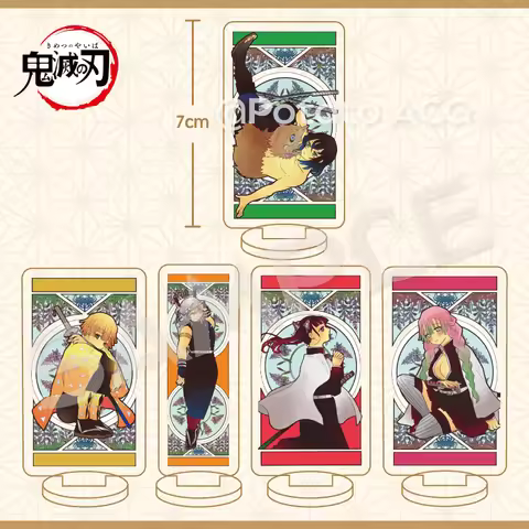 Anime Demon Slayer Agatsuma Zenitsu Tsuyuri Kanao Kanroji Mitsuri Cosplay Acrylic Standing Sign High Appearance Level Cute
