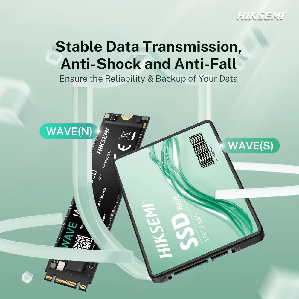 HIKSEMI WAVE(S) SATAIII SSD 하드 디스크 드라이브, 노트북 데스크탑용 내부 솔리드 스테이트 드라이브, 256GB, 512GB, 1024GB, 2.5 인치