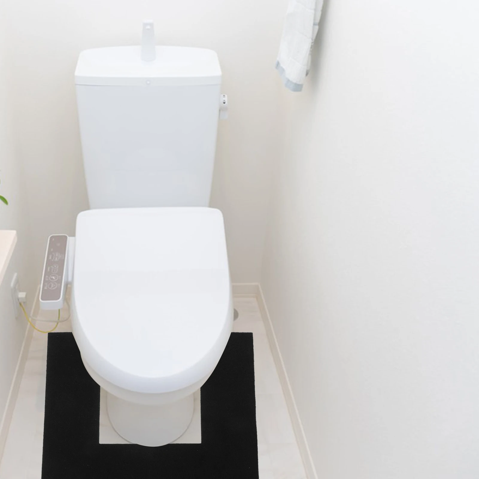 

U-Shaped Bathroom Rug Soft Anti-Slip Water-Absorbent Machine Washable Comfortable Durable For Bathroom Home Hotel Use Potty Mat