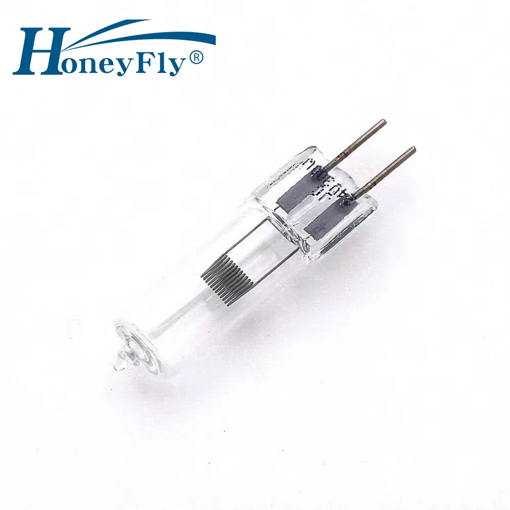 HoneyFly Projector Halogen Lamp JC G6.35 24V 300W for Optical PG Curve Grinder Machine Elmo 285-p Kodak Projector