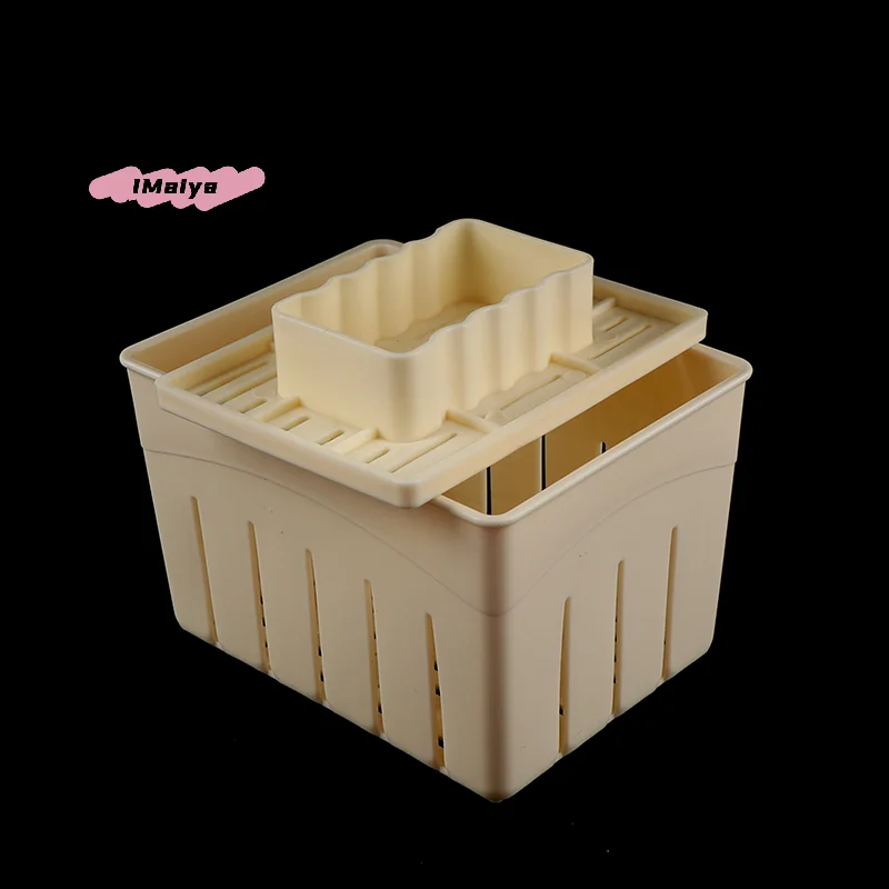 M-1 Set DIY Homemade Plastic Tofu Press-Maker Mold Box Plastic Soybean Curd Tofu Making Mold Machine Kitchen Cooking Tools