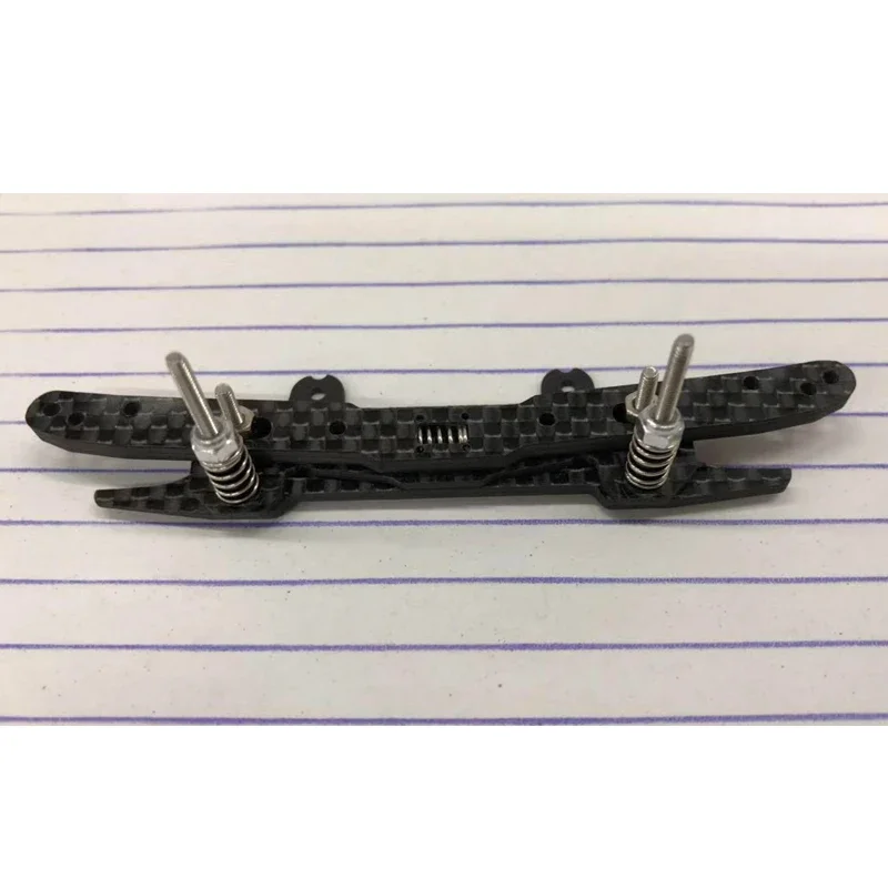 mini 4wd carbon set spring front and rear swing fish fly fish car pivot set for mini 4wd chassis MS MSL 1 set cnc model