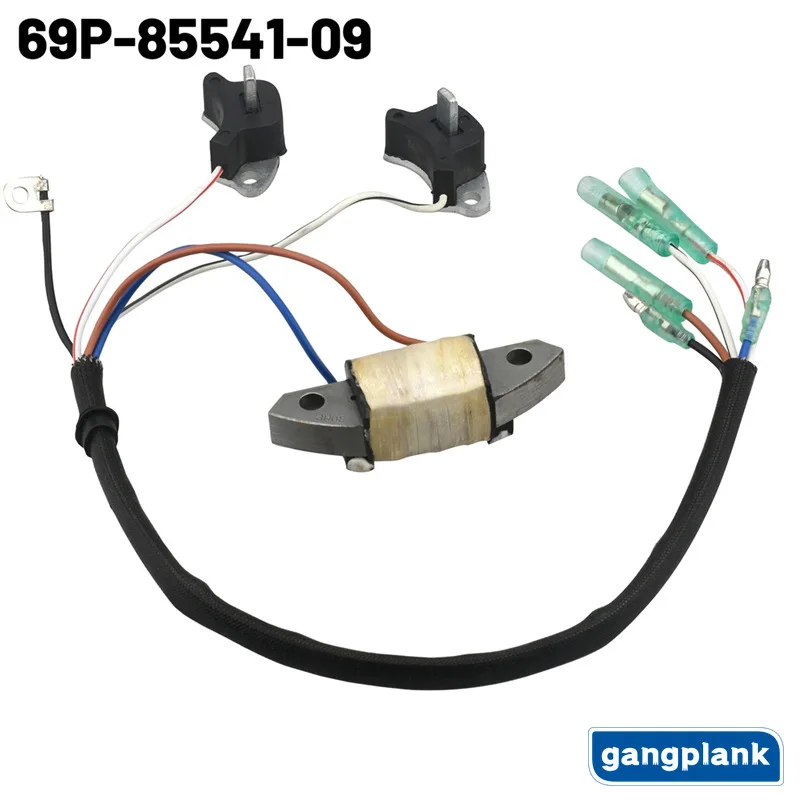 Outboard engine Charging Coil Trigger 69P-85541-09 for Yamaha Hidea Parsun 2-Stroke 30HP 69P85541