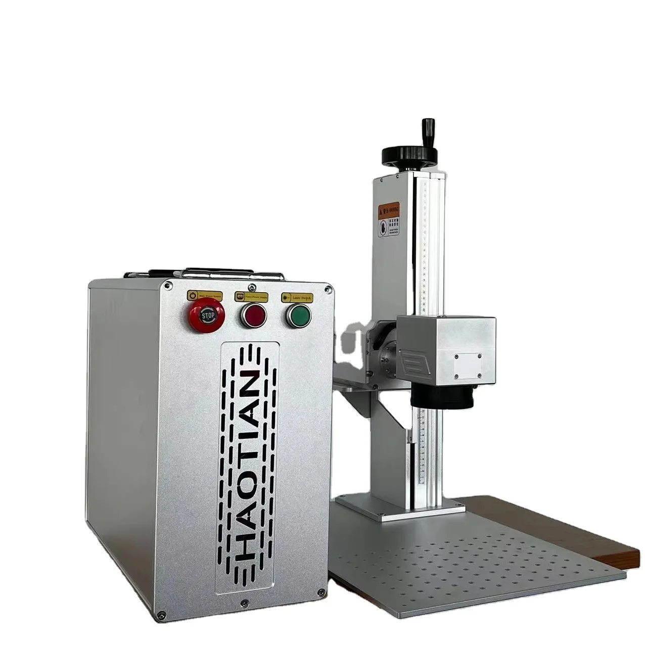 HT-30 30W Fiber Laser Marking Machine Pulsed Operation with EZCAD Control System