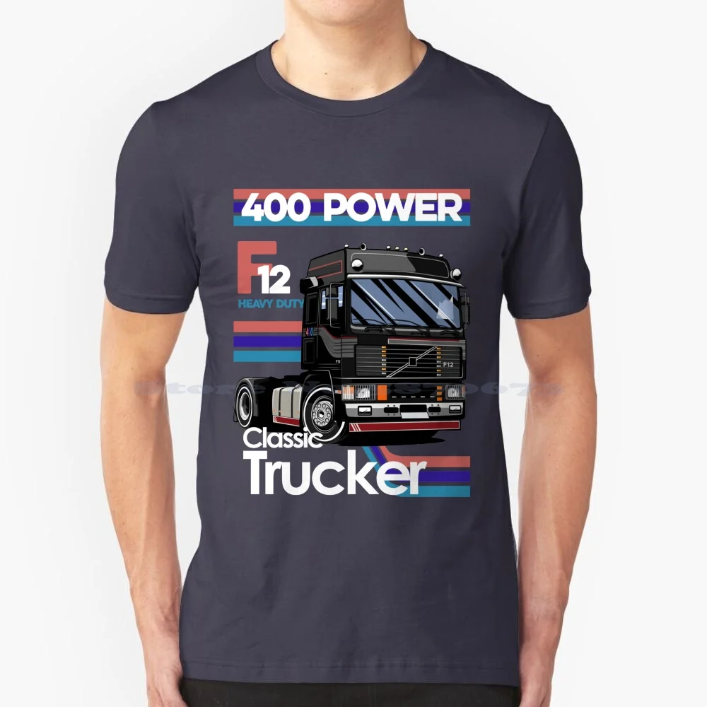 400 Power F12 Truck By Petrothings T Shirt 100% Cotton Tee Petrothings Trucker Truck Driver 400 Power Trucks F12