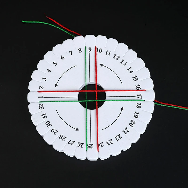 2 قطعة/المجموعة جولة و ساحة سوار الحياكة Kumihimo القرص القرص صينية حبل مضفر عقدة النسيج والمجوهرات Desgin مجلس مجوهرات أداة