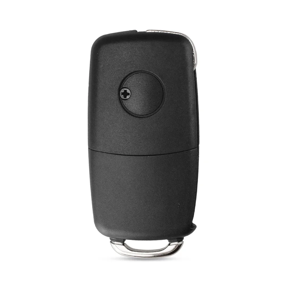 Dandkey 3 Buttons Flip Key Shell For Volkswagen Vw Jetta Golf Passat Beetle Polo Bora Fob Folding Remote Key Case