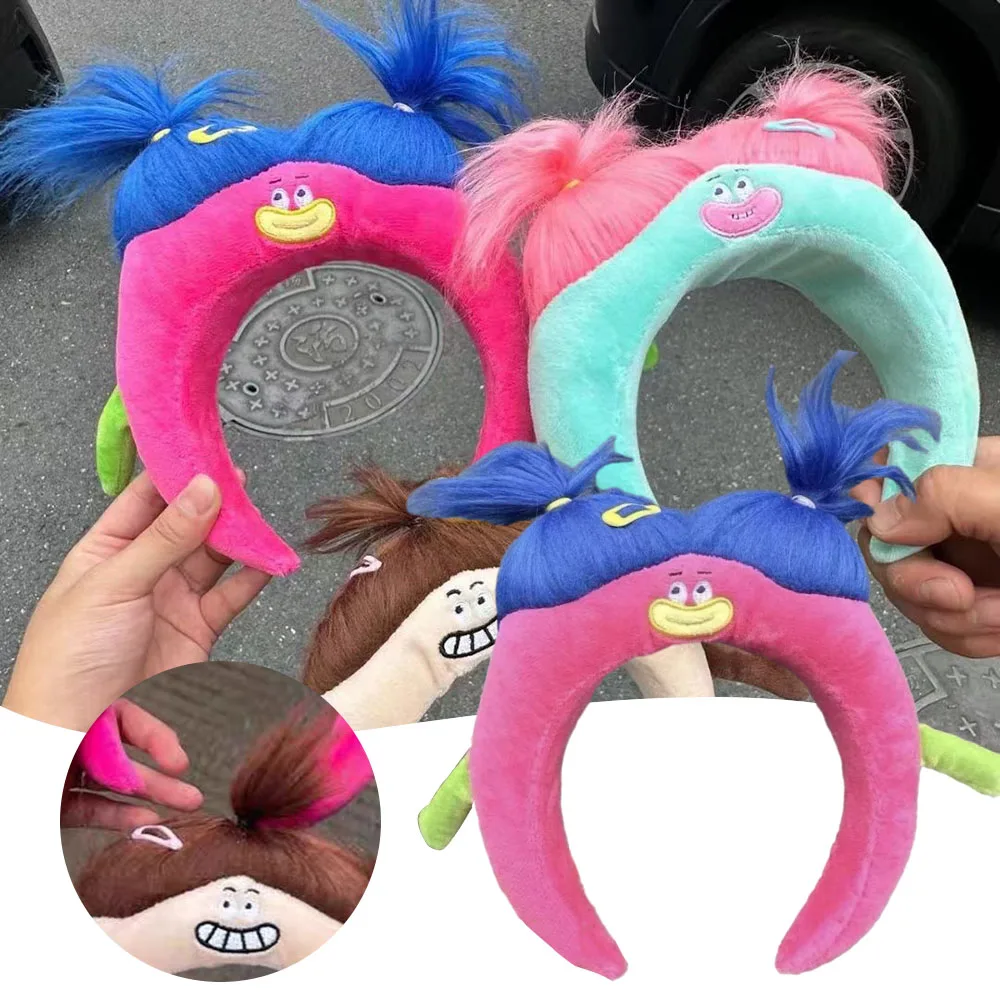 Spoof Funny Doll Plush Hairband Stylish Festival Hair Styling Hoop For Holiday Party