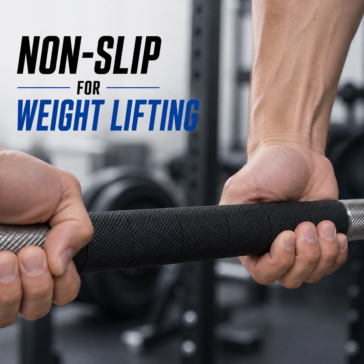 Fitness Grip Tape Self Adhesive Anti Slip Wrap for Dumbbell Barbell Kettlebell Weightlifting Gym Handle 25mm 50mm 100mm X 2m