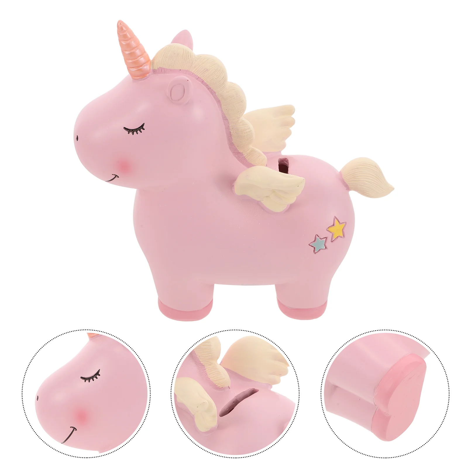 

Unicorn Moneybox Trinkets Piggy Bank for Kids Child Decorative Saving