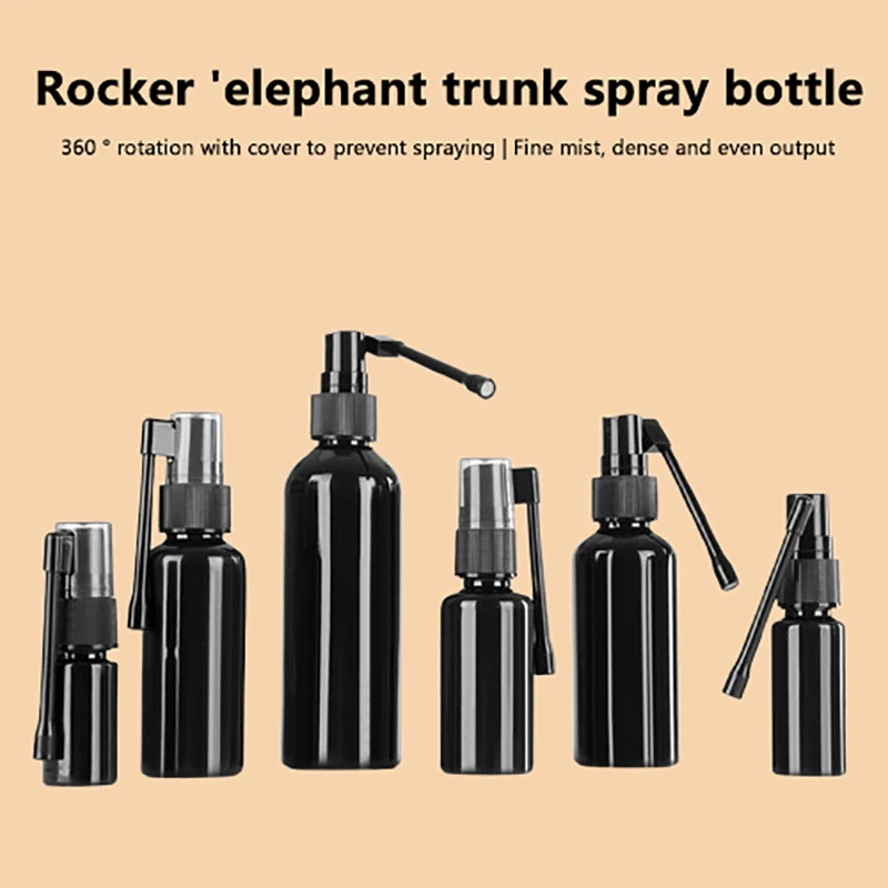 10 ml-100 ml leere PET-Nasenspray-Flaschen, Pumpzerstäuber, Nebel, Nase, nachfüllbar, kleine Rotationsnebel-Sprühflaschen