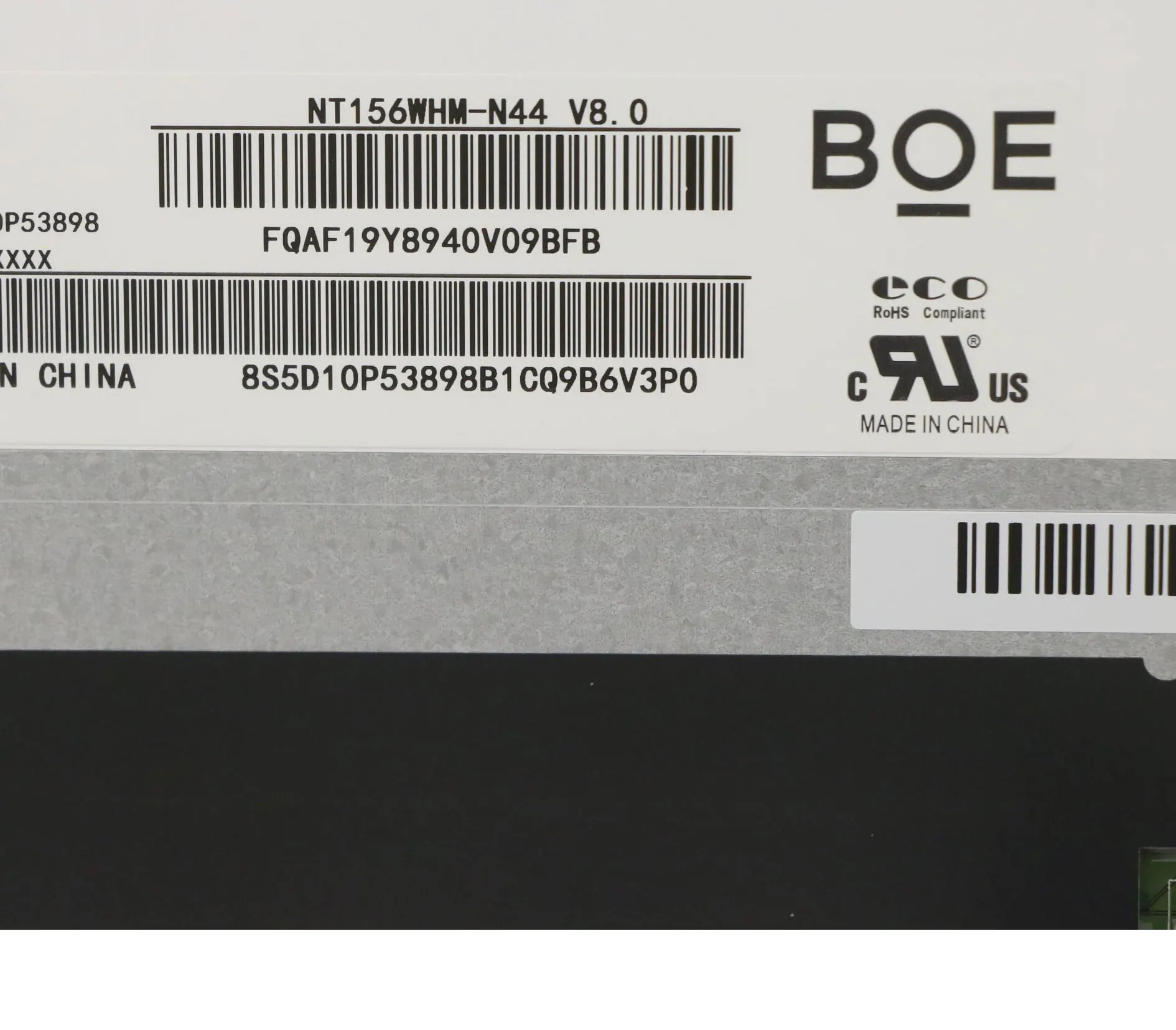 شاشة LCD مقاس 15.6 بوصة NT156WHM-N44 V8.0 B156XTN08.1 NT156WHM-N34 B156XTN08.0 N156BGA-EA2 مصفوفة الكمبيوتر المحمول 1366*768 EDP 30 Pins