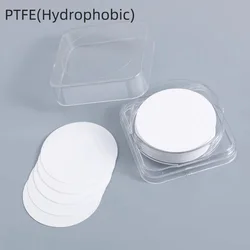 50pcs/lot 13mm-100mm Laboratory Microporous Membrane with Hydrophobic PTFE Filter Membrane