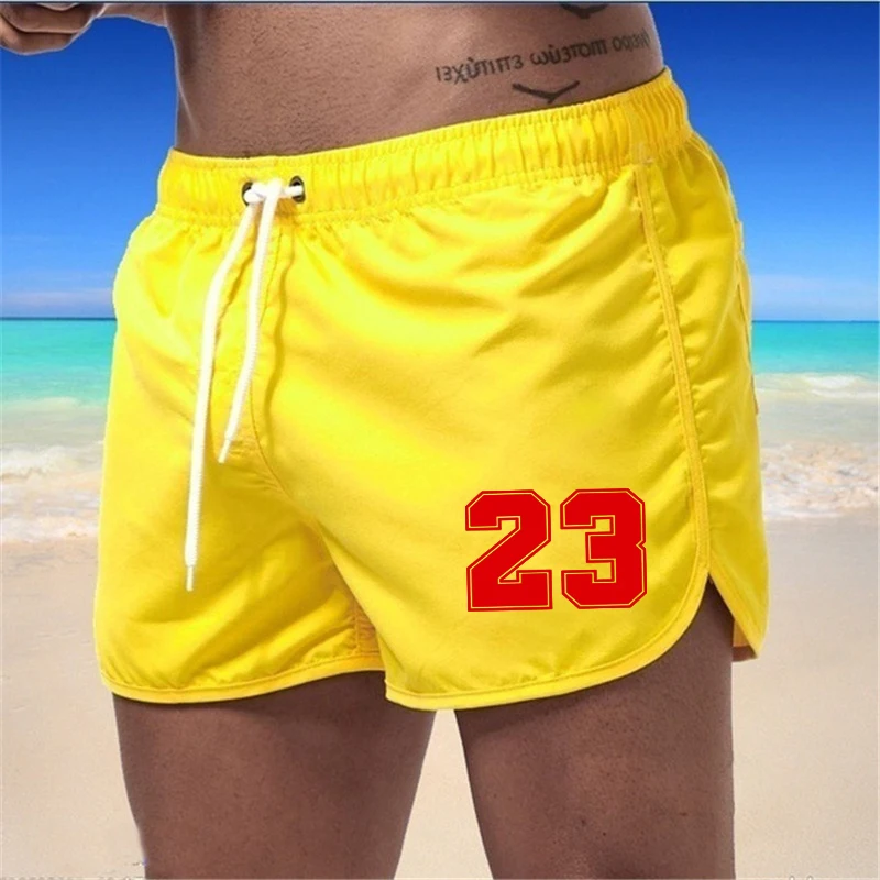 Novo 2024 calções esportivos masculinos verão quente jogging calças de praia macias moda confortável multi-funcional casual ventilado cl masculino