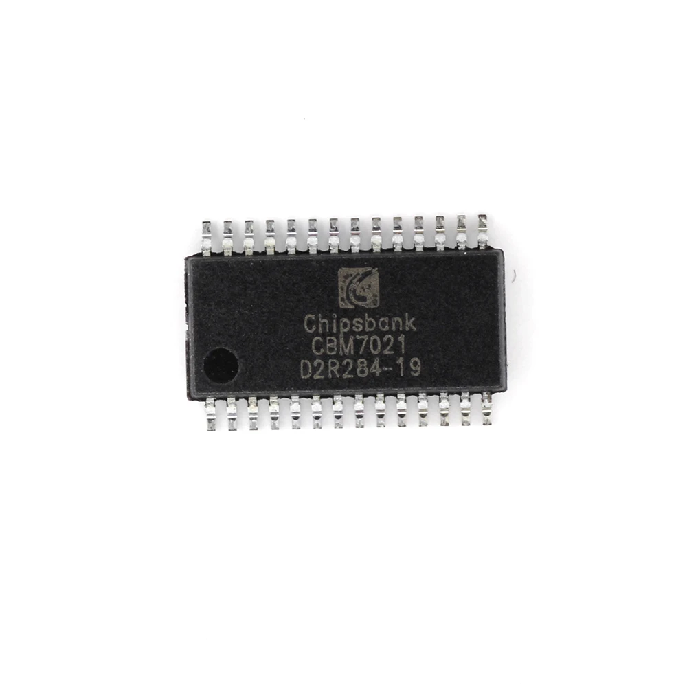 10pcs/Lot   CBM7021【 8-bit RISC Capacitive touch button controller  TSSOP-28】 New and Original
