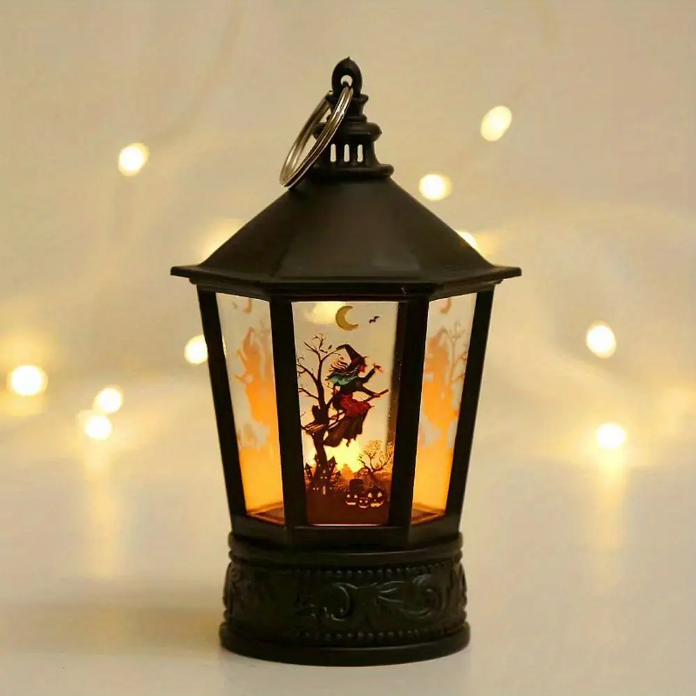 

European Style Halloween Pumpkin Lantern Durable LED LED Electronic Candle Vintage Festival Lantern Ornaments Halloween