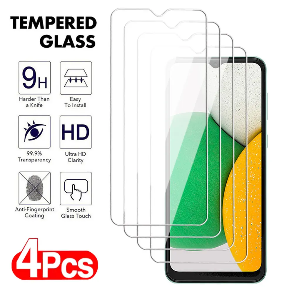 Protecteur d'écran en verre pour Samsung Galaxy, Film pour Samsung Galaxy A01, A02, A04, A05, M04, 4G, Note 10, S10, S10e Lite, A02S, A04S, A05S, Guatemala, 4 pièces