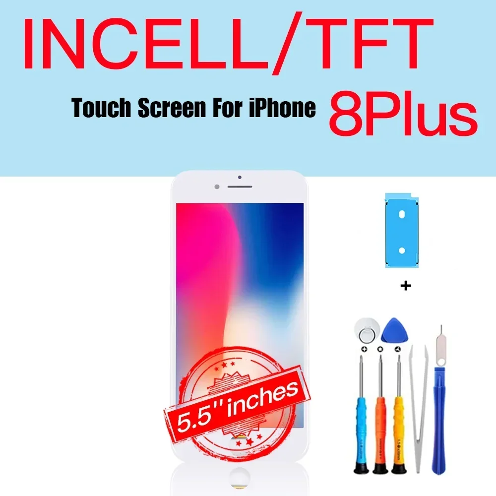 PINZHNEG Hochwertiger LCD-Bildschirm OEM für iPhone SE 2020 8 PLUS 6 6S 7 Plus Display Incell-Ersatzbildschirm 10 Jahre Garantie