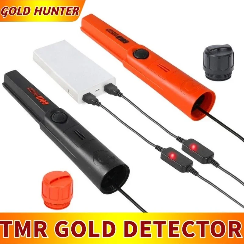 Gold Hunter TMR USB Metal Detector Pinpointer Waterproof Portable Handheld Gold Metal Detector Underground Metal Detector