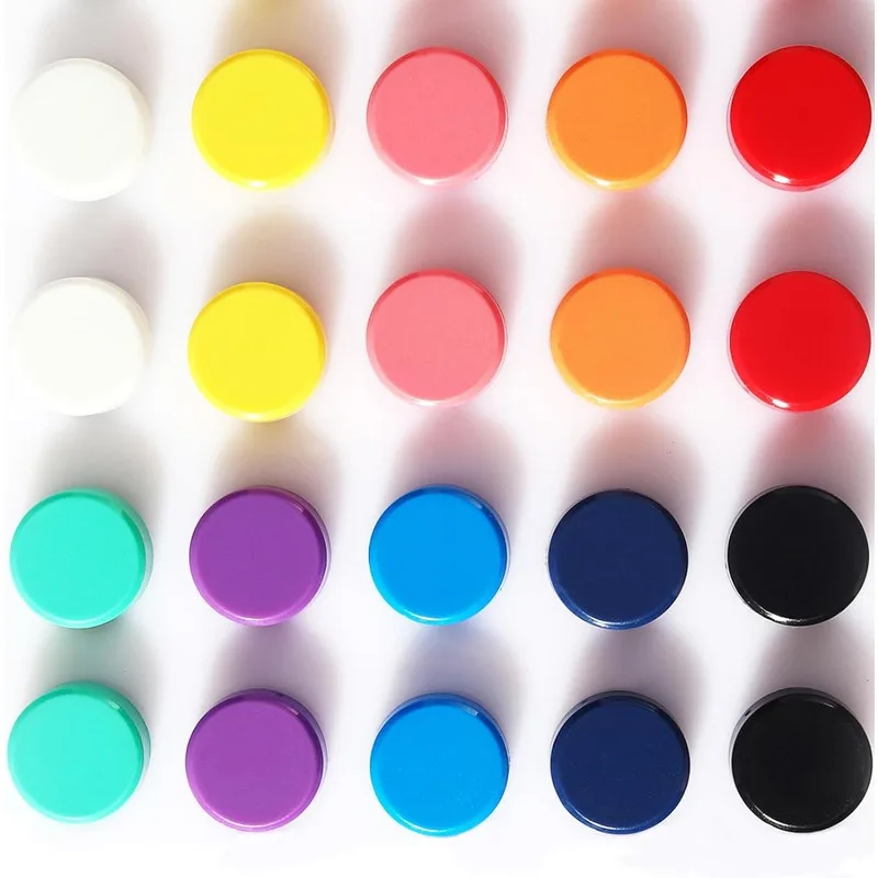 100pcs/40pcs/20pcs Refrigerator Magnets, Mini Strong Magnets for Whiteboard Locker & Map- for Kitchen Office Classroom School