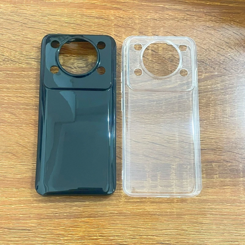 Für Oukitel C60 Pro Weiche TPU Telefon Fall für OukitelC60 OUKITEL C60Pro Transparent Schwarz Abdeckung Silikon Schutzhülle Zurück Shell