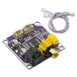 DAC Digital Audio Decoder 24bit 192khz Optical Fiber Coaxial Digital Signal Input Stereo Output Decod board