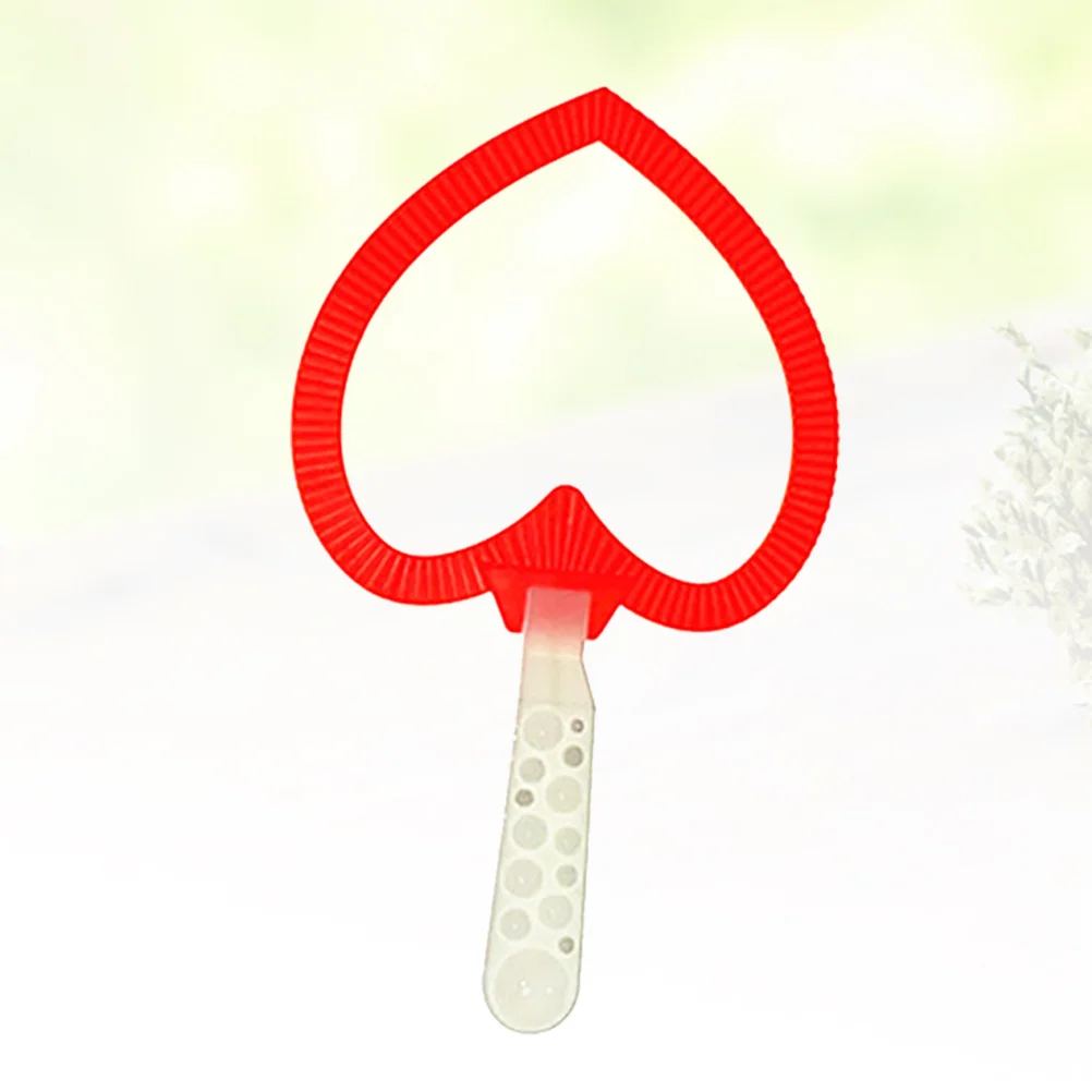 Blasenblasen-Werkzeuge für Kinder im Freien, Jumbo-Riesen-Herzform, großes Blasenmacher-Set für Spaß, Geburtstag, Strand, Rasen, Blasenblasen