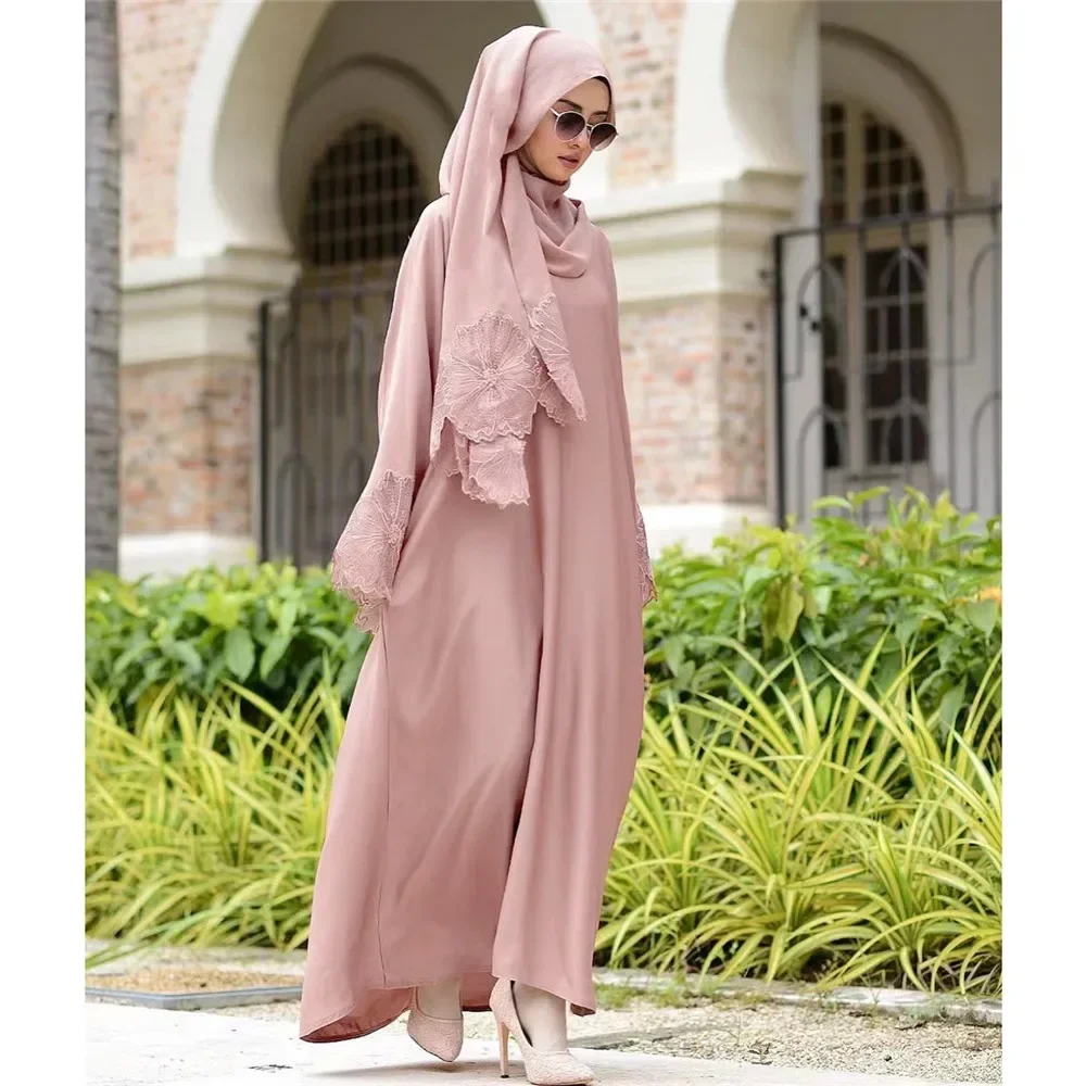 Eid Djellaba Ramadan Borduren Hijab Jurk Abaya Moslim Jurk Marokkaanse Kaftan Turkse Islam Kaftan Gewaad Marokko Abaya Jalabiya