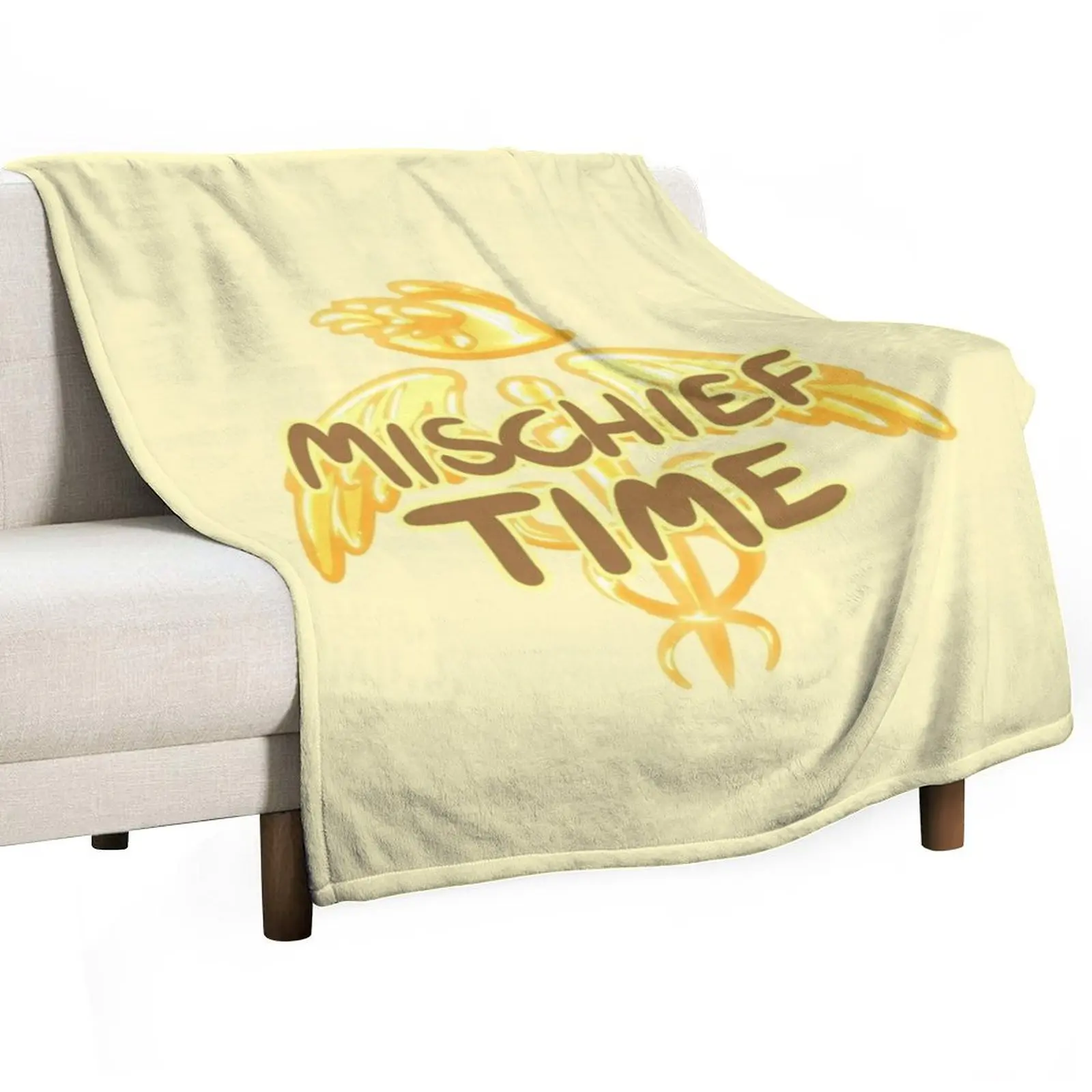 Mischief Time Throw Blanket Decorative Beds Decorative Sofas Quilt Cute Plaid Blankets