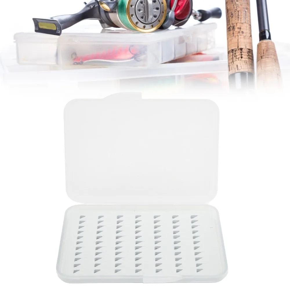 

Водонепроницаемый ящик для рыболовных крючков большой емкости с высокоплотным поролоном, прозрачная крышка, коробка для рыболовных приманок, рыболовные снасти