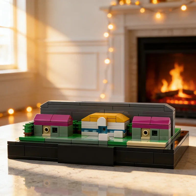 

249pcs MOC Architecture Sevii Islands 1 2 Kanto Model Building Blocks DIY Toys Creative Idea Education Christmas Gifts Brick