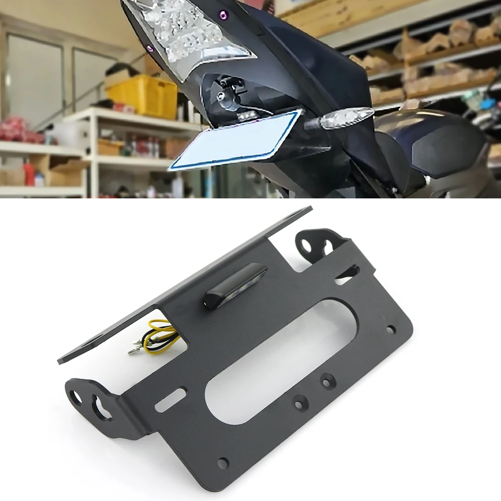 

For BMW S1000RR 2010-2018 S1000R 2014-202020 HP4 2009-2014 Motorcycle Rear Tail Tidy License Plate Holder Fender Eliminator kit