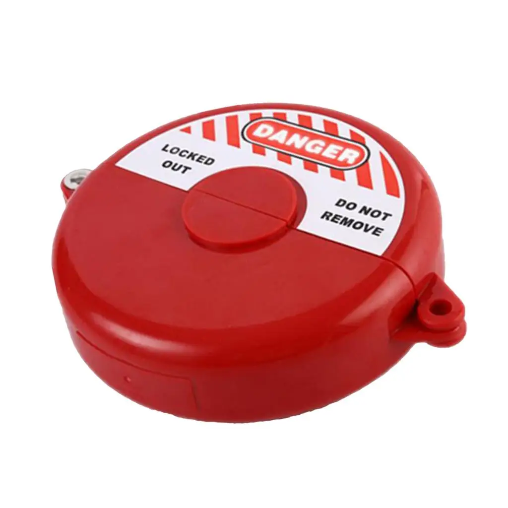 Valve Lockout Metal Cable Heavy Duty Ball Valve Safety Lockout Device for Pressurized Gas Valve Security