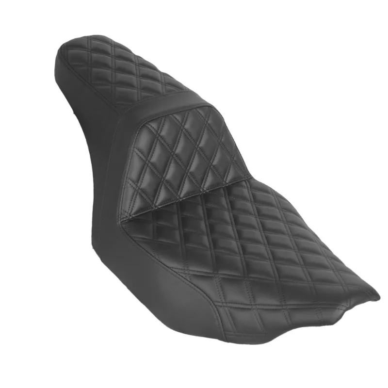 

2025 New Style Motorcycle High Quality Step Up Seat Cushion Gel Inside Diamond Stitch For Harley Touring Road Glide Street Glide