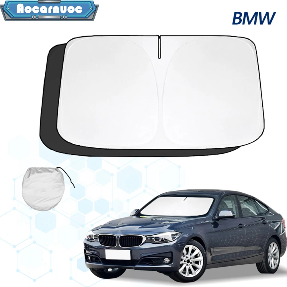 Car Windshield Sunshade Accessories Sun Reflector Film Parts For BMW 3 Series GT F34 2013 2014 2015 2016 2017 2018 2019 2020